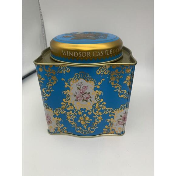 Royal Collection Buckingham Palace Royal Blend Tea Tin Teal Blue 2008 - Picture 5 of 8